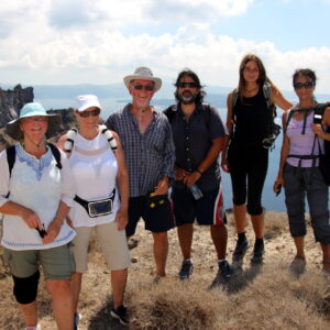 walking Tours on Thirasia Island across Santorini